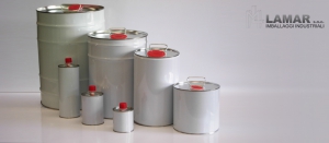 Cylindrical containers for low viscosity products