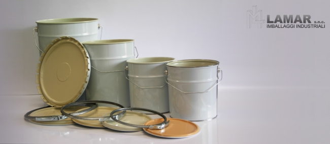 Containers conical trunk with internal enamelled